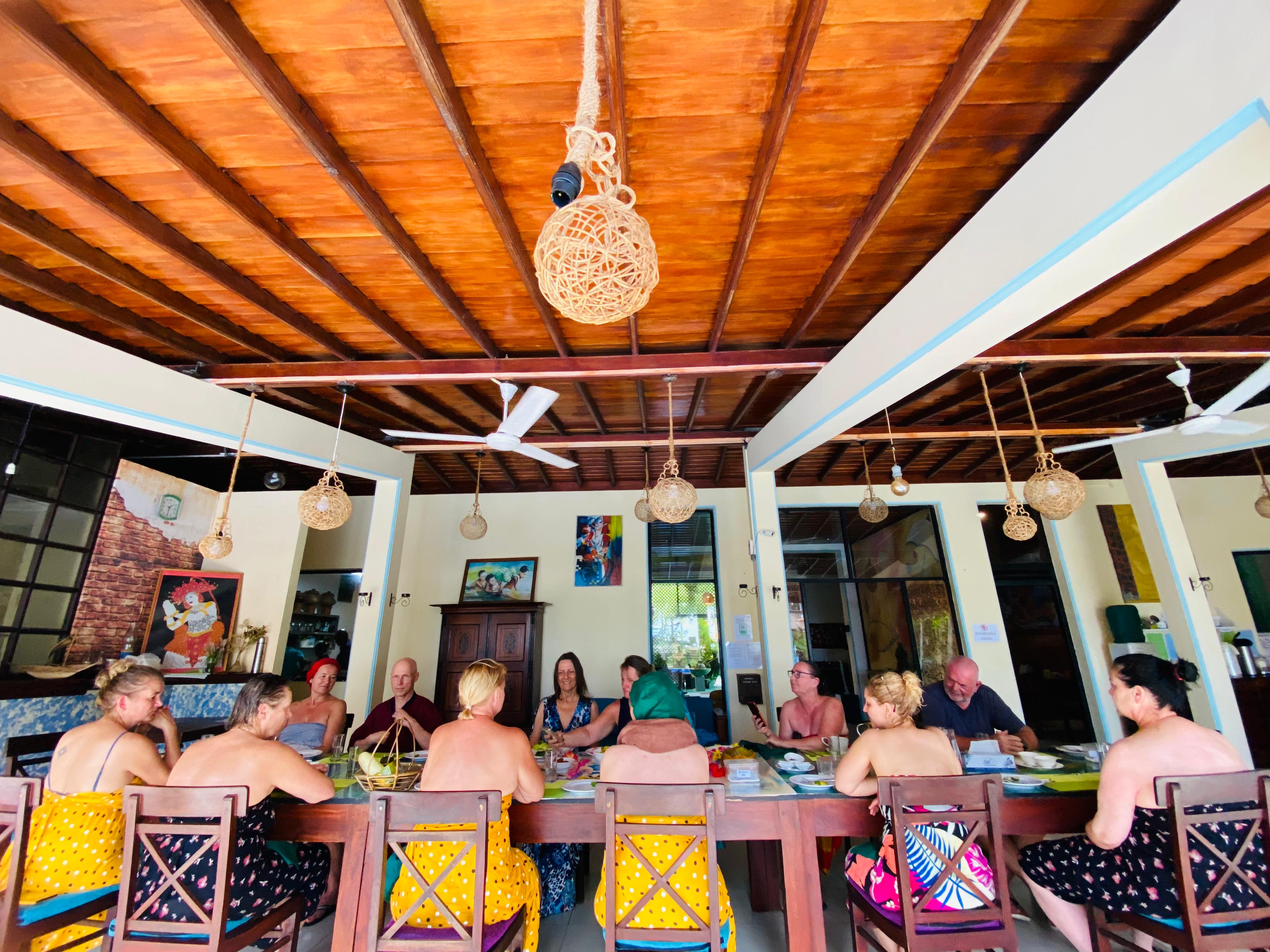 Restaurant in The Garden Beach Ayurveda Resort